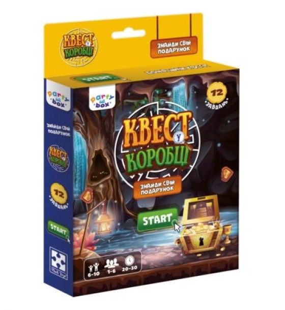 Гра настільна Vladi Toys розважальна. Квест у коробці Відеогра. VT5902-03