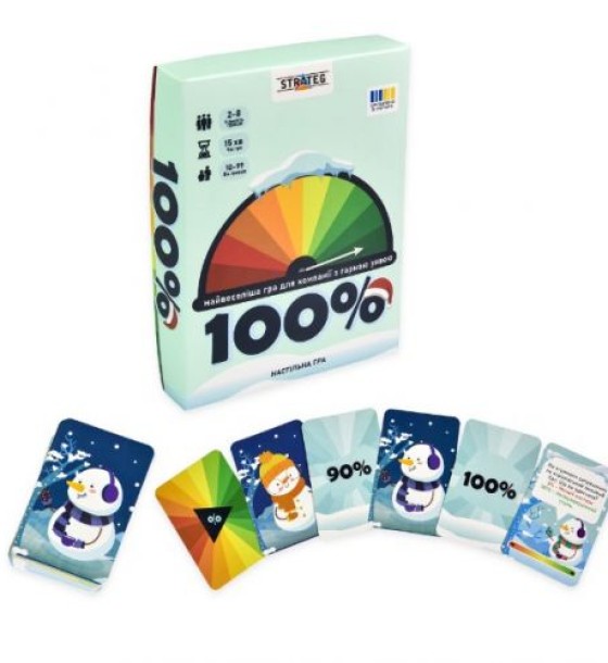 Настільна гра "100%" розважальна (укр)