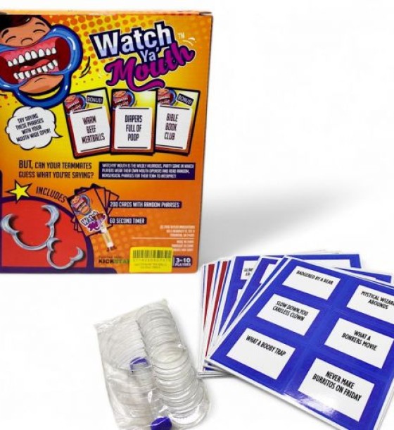 Настільна гра "Watch Yaʼ Mouth", англ