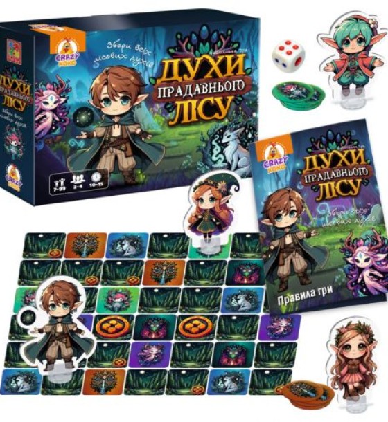 Гра настільна Vladi Toys розважальна. Духи прадавнього лісу