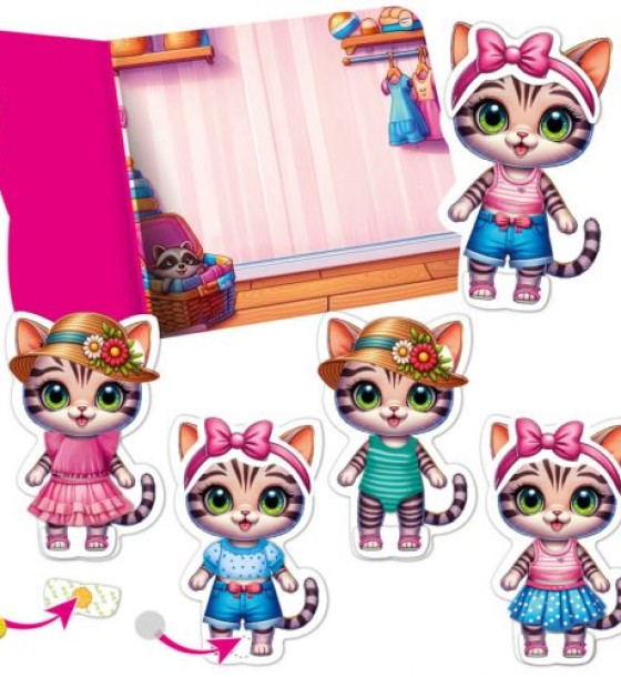 Гра розвиваюча Vladi Toys з липучками "Кошеня" VT1320-03