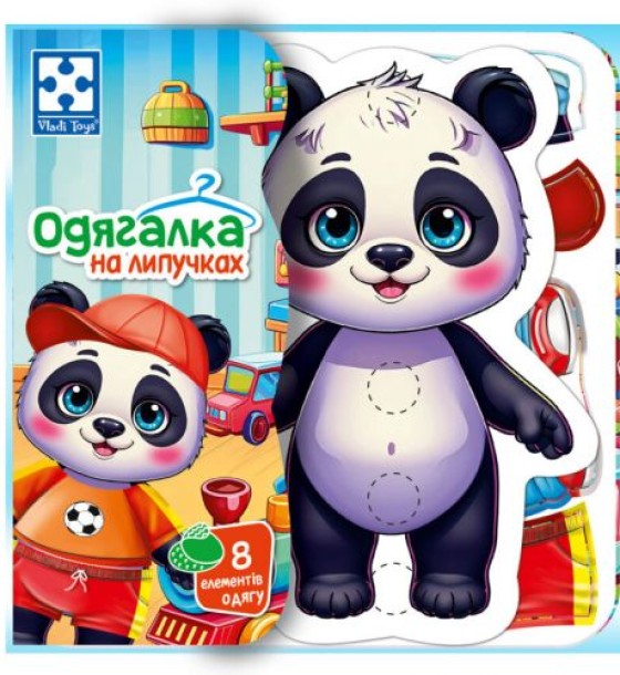 Гра розвиваюча Vladi Toys з липучками "Панда"