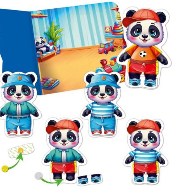 Гра розвиваюча Vladi Toys з липучками "Панда"