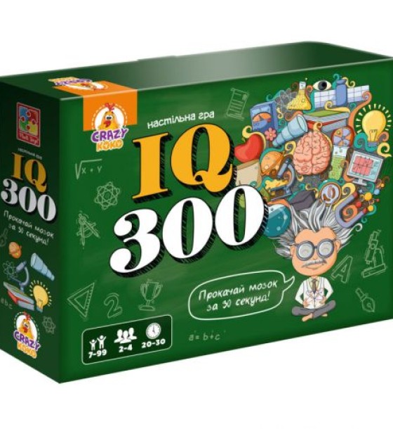 Гра настільна, розважальна "IQ300" (укр)