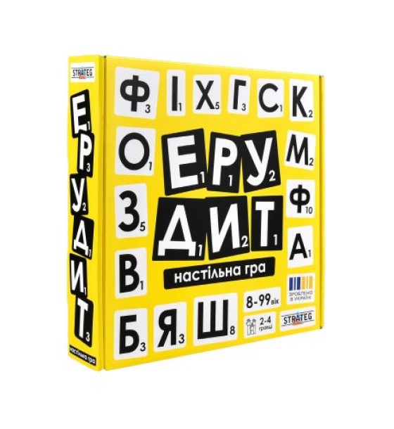 Настільна гра "Ерудит" українською мовою