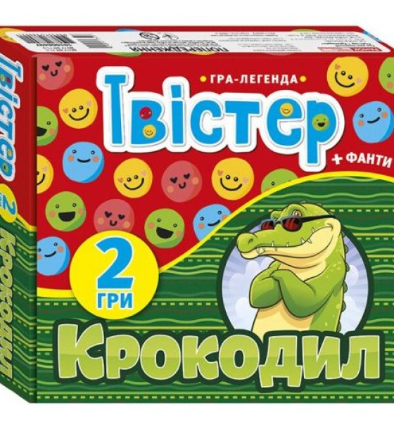 Гра "Твістер+крокодил (укр)