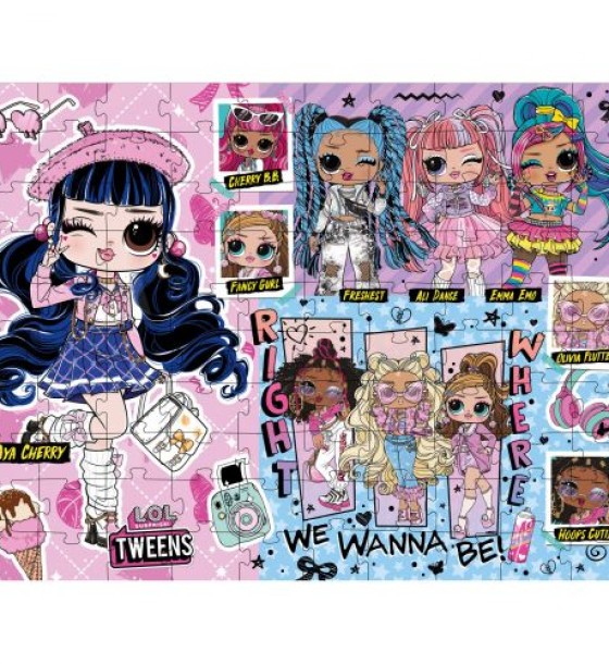 Пазли L.O.L. Surprise! Tweens Collection, 100 елементів