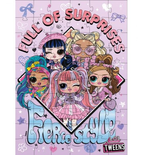 Пазли L.O.L. Surprise! Tweens Fierce Style, 60 елементів