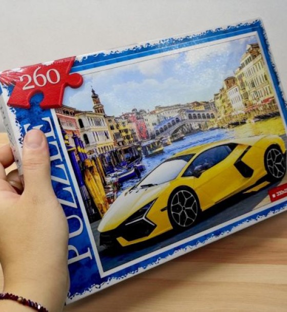 ПАЗЛИ 260 ЕЛЕМЕНТІВ "КОТИК МАНДРІВНИК"