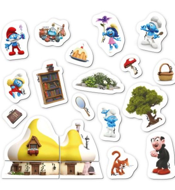 Магнітна гра "Дім Мрії. The Smurfs Їдальня Шефа"