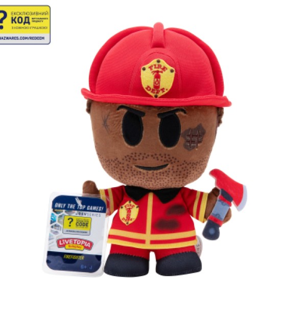 М'яка іграшка DevSeries Collector Plush Livetopia Firefighter (CRS0014)