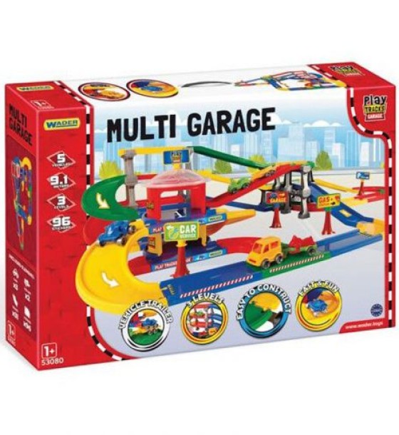 Паркінг з трасою "Play Tracks Garage", 61 деталь, 9,1 метрів