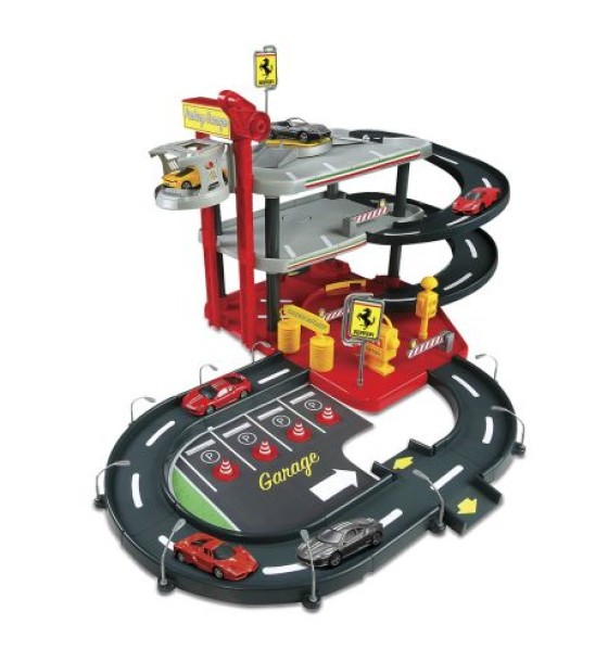 Ігровий набір- ГАРАЖ FERRARI (3 рівня, 2 машинки 1:43)