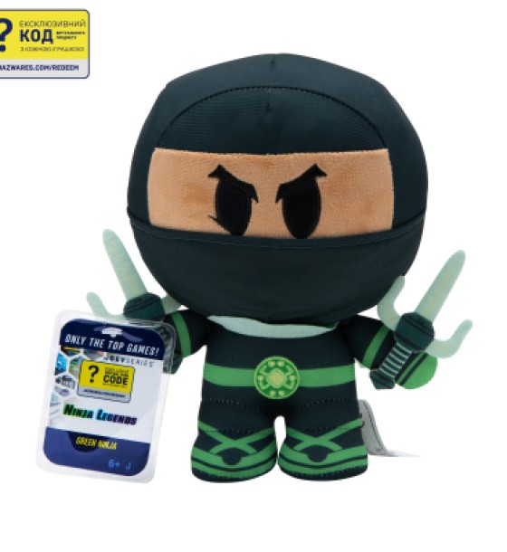 М'яка іграшка DevSeries Collector Plush Ninja Legends Green Ninja (CRS0016)