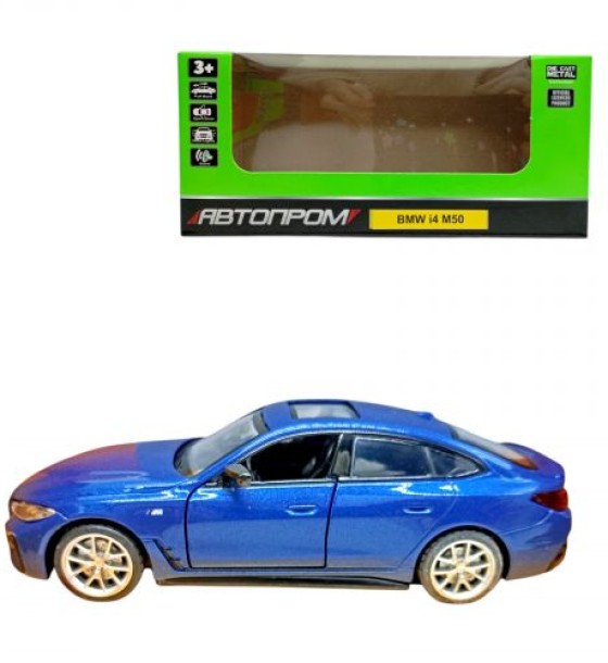 АВТОПРОМ 1:34 BMW i4 M50 (СИНЯ)