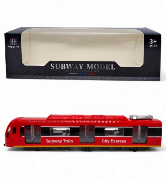 ПОТЯГ МЕТРО "SUBWAY MODEL" (ЧЕРВОНИЙ)