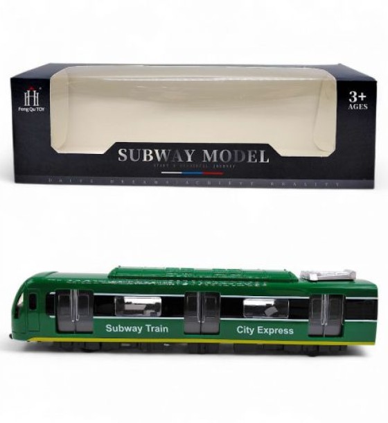 ПОТЯГ МЕТРО "SUBWAY MODEL" (ЗЕЛЕНИЙ)