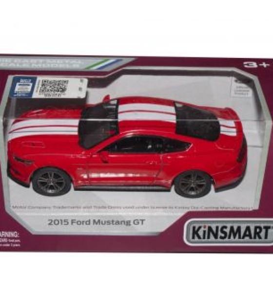 Машинка KINSMART "Ford Mustang GT" (червона)
