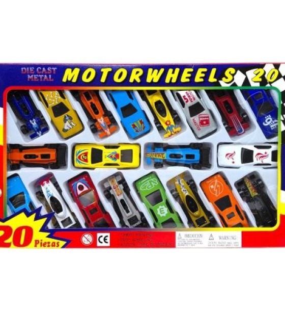 Набір машинок "Motor wheels" 20 шт
