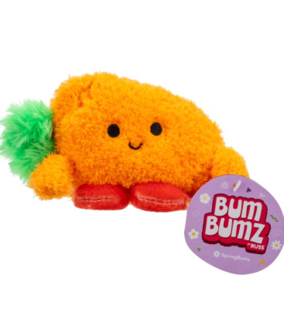 М'яка іграшка BumBumz SpringBumz Морква Карсон, 11 см (RBBZ00611)