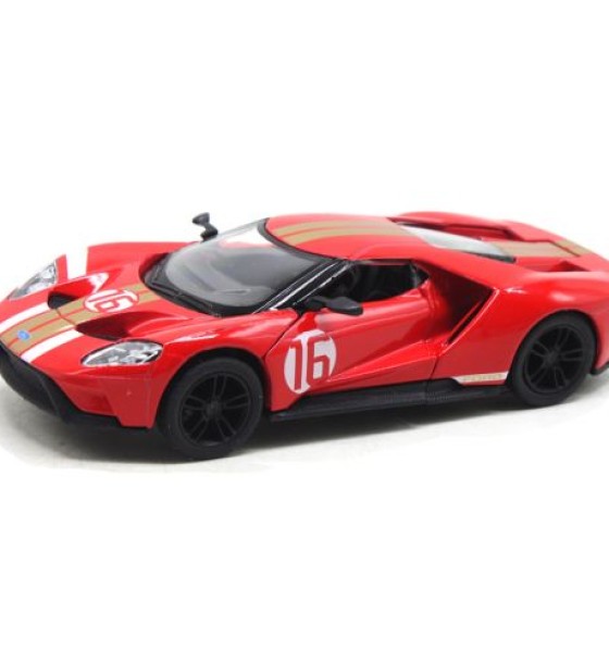 Машинка "FORD GT (HERITAGE EDITION)", червона