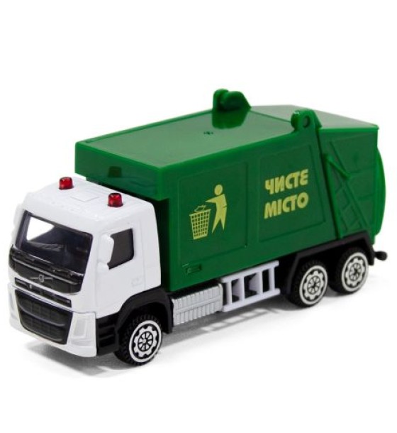 Машинка металева "Volvo Нова Сміттєвоз"