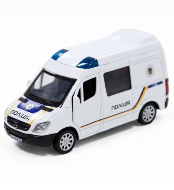Машинка металева "Mercedes-Benz Sprinter Поліція"