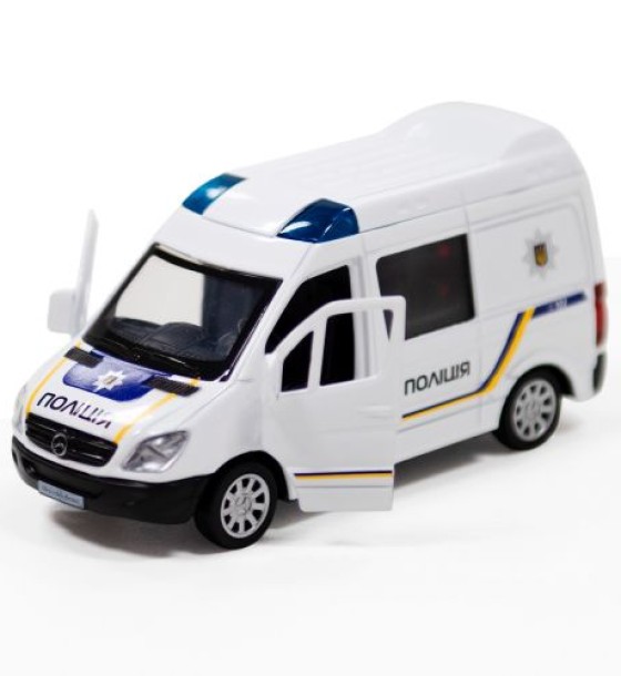 Машинка металева "Mercedes-Benz Sprinter Поліція"