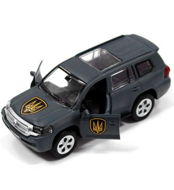 Машинка металева із серії "Шеврони Героїв" - Toyota Land Cruiser - "Рубіж"