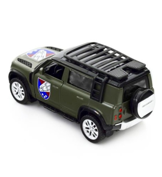 Машинка металева із серії "Шеврони Героїв" - Land Rover Defender 110 - "25 ОПДБР"