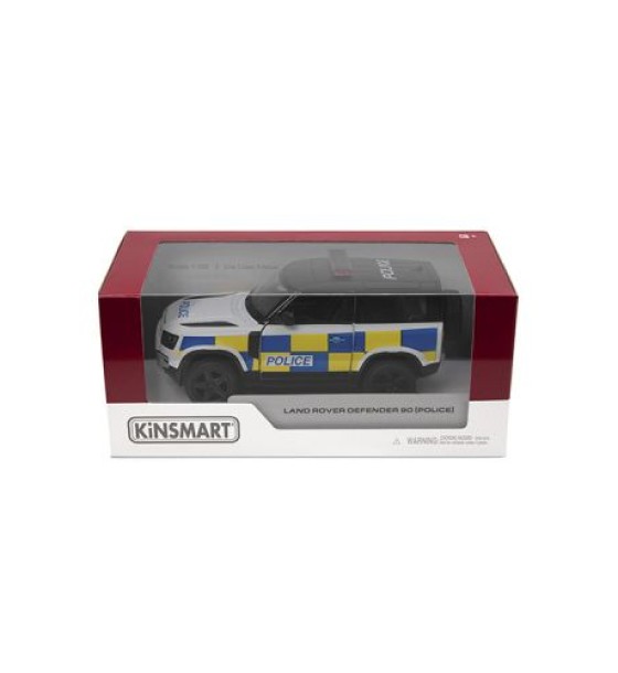 Машинка металева Kinsmart "Land Rover Defender 90" Police