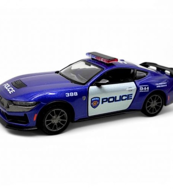 Машинка металева "Ford Mustang Dark-Horse (Police)"