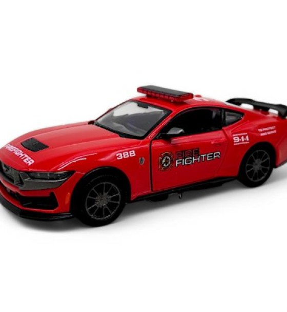 Машинка металева "Ford Mustang Dark-Horse (Firefighter)"