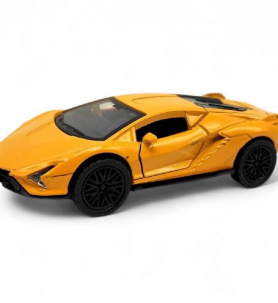 Машинка металева "Lamborghini Автопром", інерція, двері, помаранчева