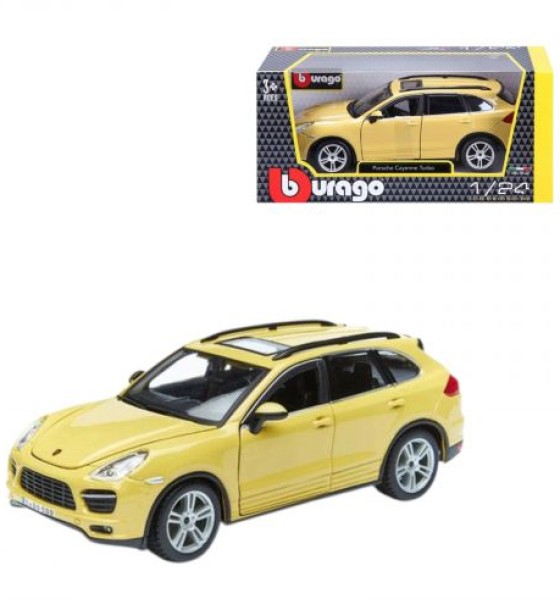 Автомодель - PORSCHE CAYENNE TURBO 1:24 (ЖОВТИЙ)