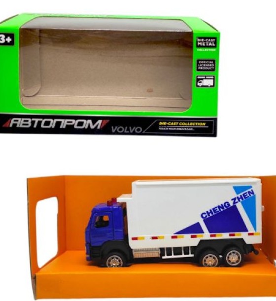 Машина металева "АВТОПРОМ. 1:72 Volvo Container"