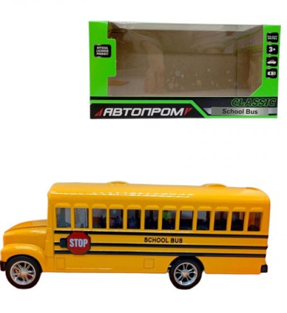 Іграшка машина мет. American school bus, відкр. двері, у кор.16,5*7*8см