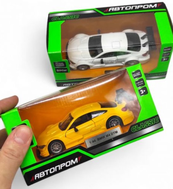 Машинка металева "АВТОПРОМ BMW M4 DTM" (БІЛА)