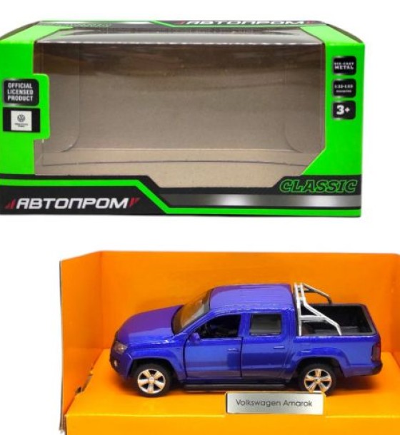 Машинка металева "Автопром: Volkswagen Amarok" (СИНІЙ)