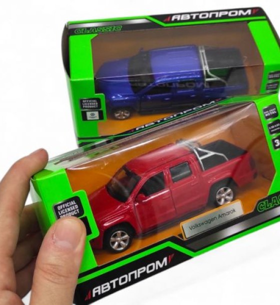Машинка металева "Автопром: Volkswagen Amarok" (СИНІЙ)