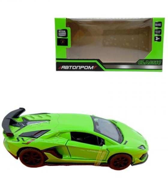 Машина "Lamborghini Aventador SVJ", (ЗЕЛЕНА)