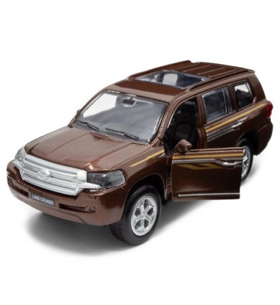 Автомодель металева "TOYOTA LAND CRUISER" (коричневий)