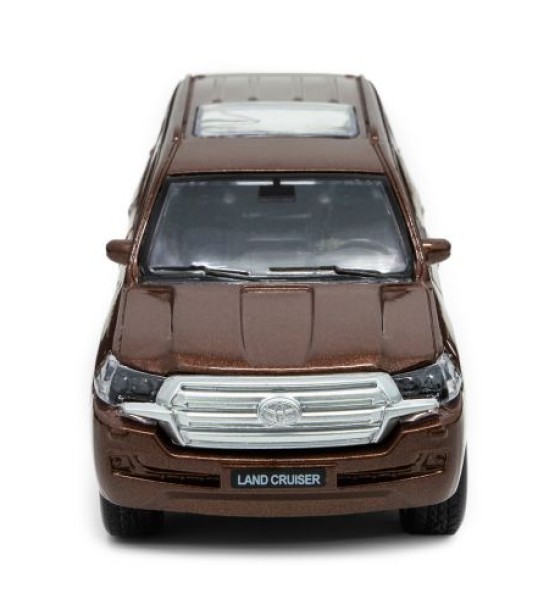 Автомодель металева "TOYOTA LAND CRUISER" (коричневий)