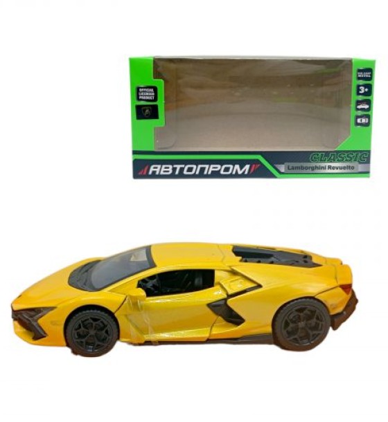 МАШИНА АВТОПРОМ Lamborghini Revuelto (ЖОВТА)
