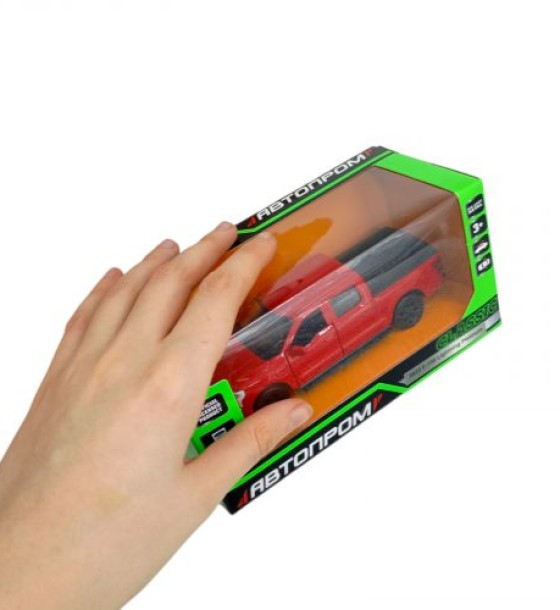 МАШИНКА АВТОПРОМ F-150 Lightning Platinum (ЧЕРВОНА)