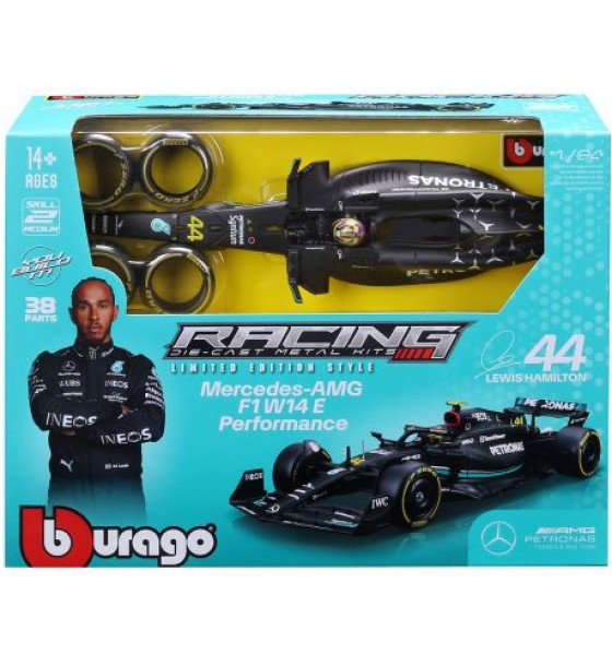 Авто-конструктор - Mercedes-AMG F1 W14 Performance (1:24) (#44)