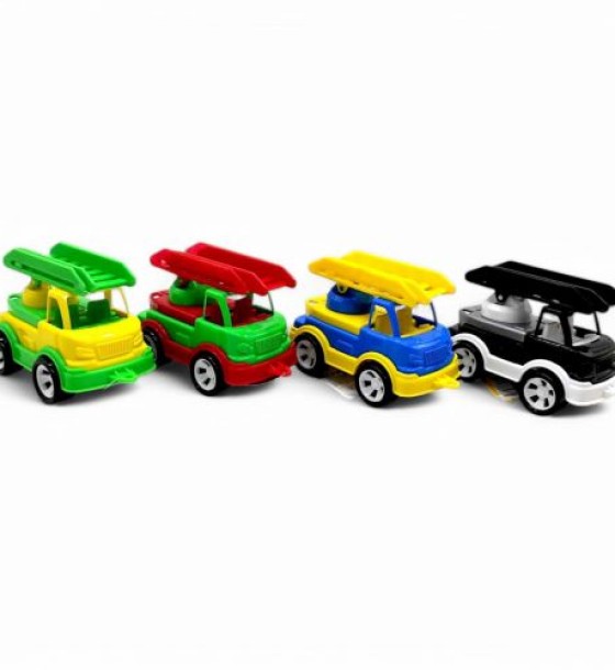 Машинка пластикова з висувною драбиною "Mini Matik" (13,5 см)