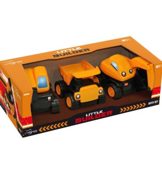 Набір авто "Little Builder" 3 шт., Tigres