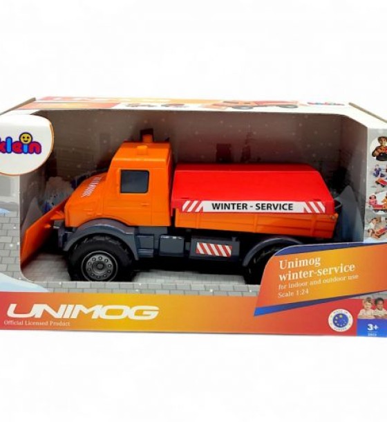 Машинка пластикова "Снігоочисний автомобіль Unimog"