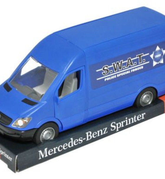 Автомобіль Mercedes-Benz Sprinter вантажний (синій) на планшетці, Tigres